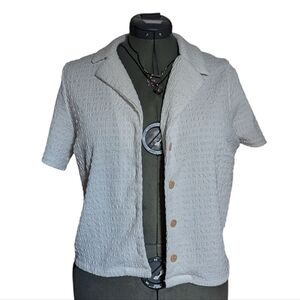 Women's White Button Down Shirt